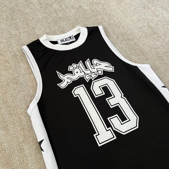 HLZBLZ Lucky 13 Black White Hilo Jersey Tank Top S - Picture 3 of 8